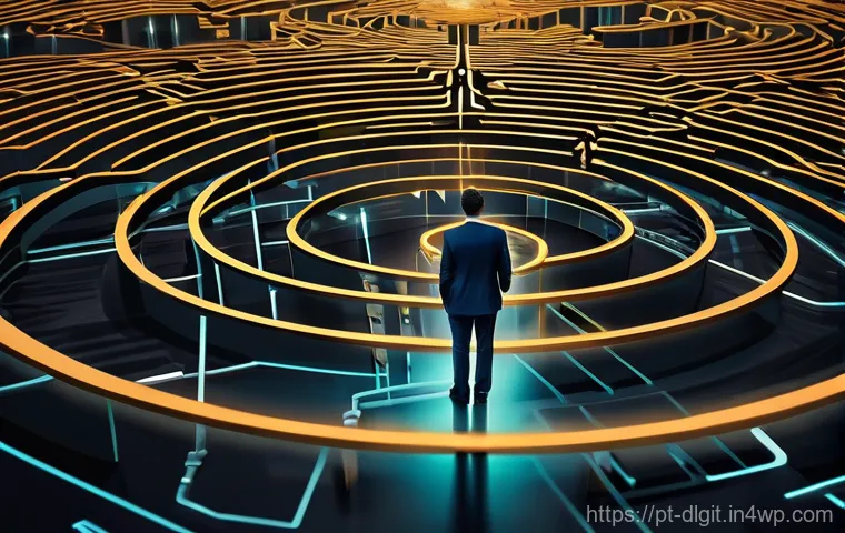 디지털 통화의 법적 쟁점 - **Prompt 1: The Labyrinth of Crypto Regulation in Portugal and Brazil**
    "A visually complex and ...