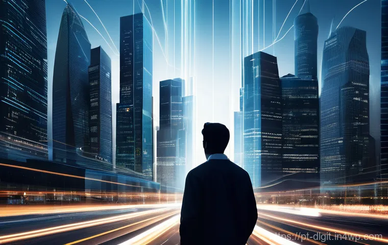 디지털 통화와 재정 정책의 관계 - **Prompt:** A young adult, dressed in smart casual attire, stands in a brightly lit, modern digital ...