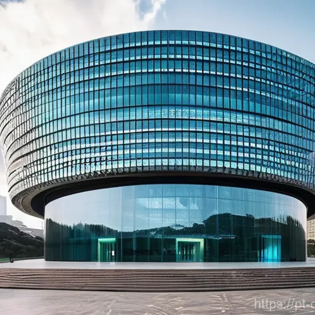 디지털 통화의 중앙은행과의 협력 방안 - **Prompt:** A futuristic, bright, and secure central bank headquarters in Brazil, showcasing the fus...